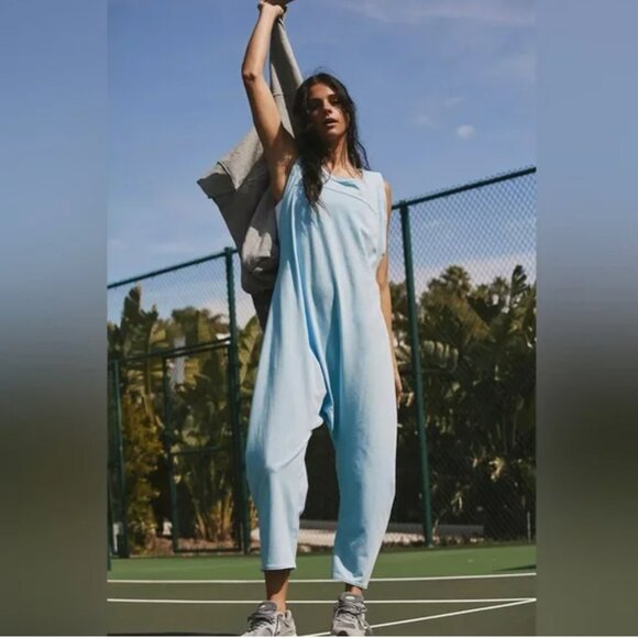 Free People Hot Shot Onesie Twisted in Refresh Blue - Factory Sealed - Picture 6 of 9